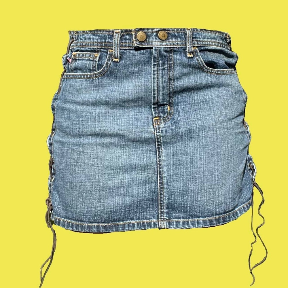 Vintage Ralph Lauren Rocker Mini Skirt